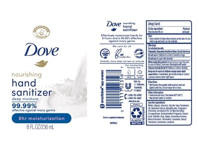 Dove Hand Sanitizer Moisture (Dove Hand Sanitizer Deep Moisture)